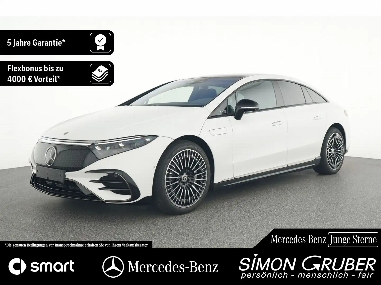 Mercedes-Benz EQS 500 4M magno Manufaktur Nappa Massage Mod 25 Blanc - 1