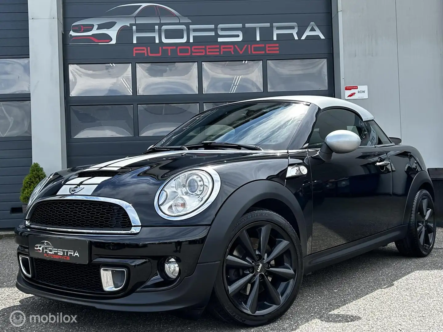 MINI Cooper S Coupe 1.6 Chili Navi Stoelverw. Leer PDC Nap! Noir - 1