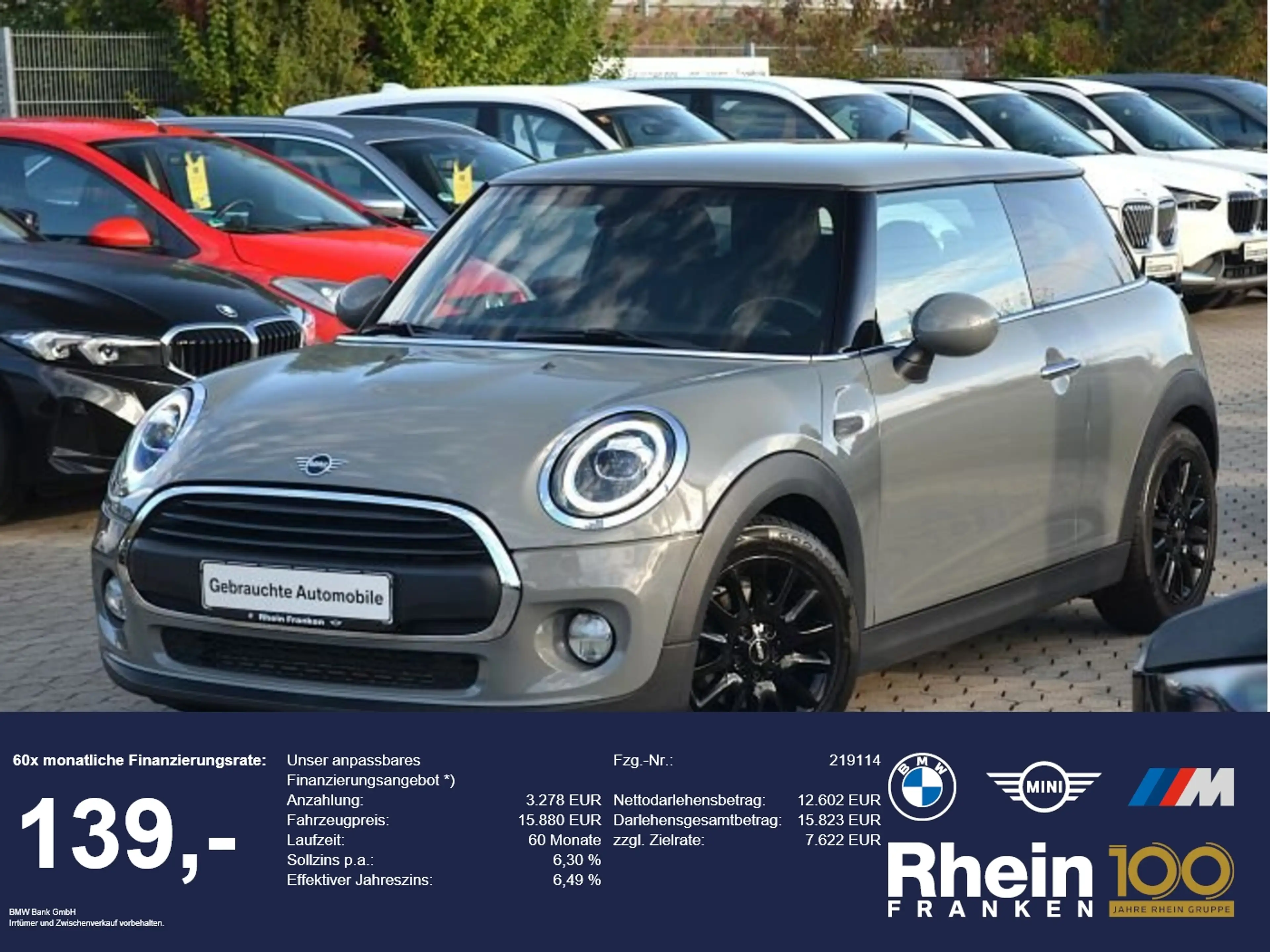 MINI One 3-Türer Chili II LED.PDC hinten.Sitzheizung