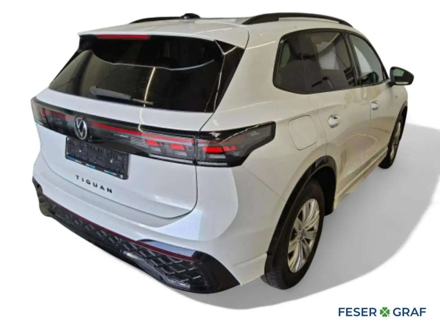 Volkswagen Tiguan 2.0 TDI R-Line DSG/LED/Sitz.-Lenkradhzg./Area View Weiß - 2