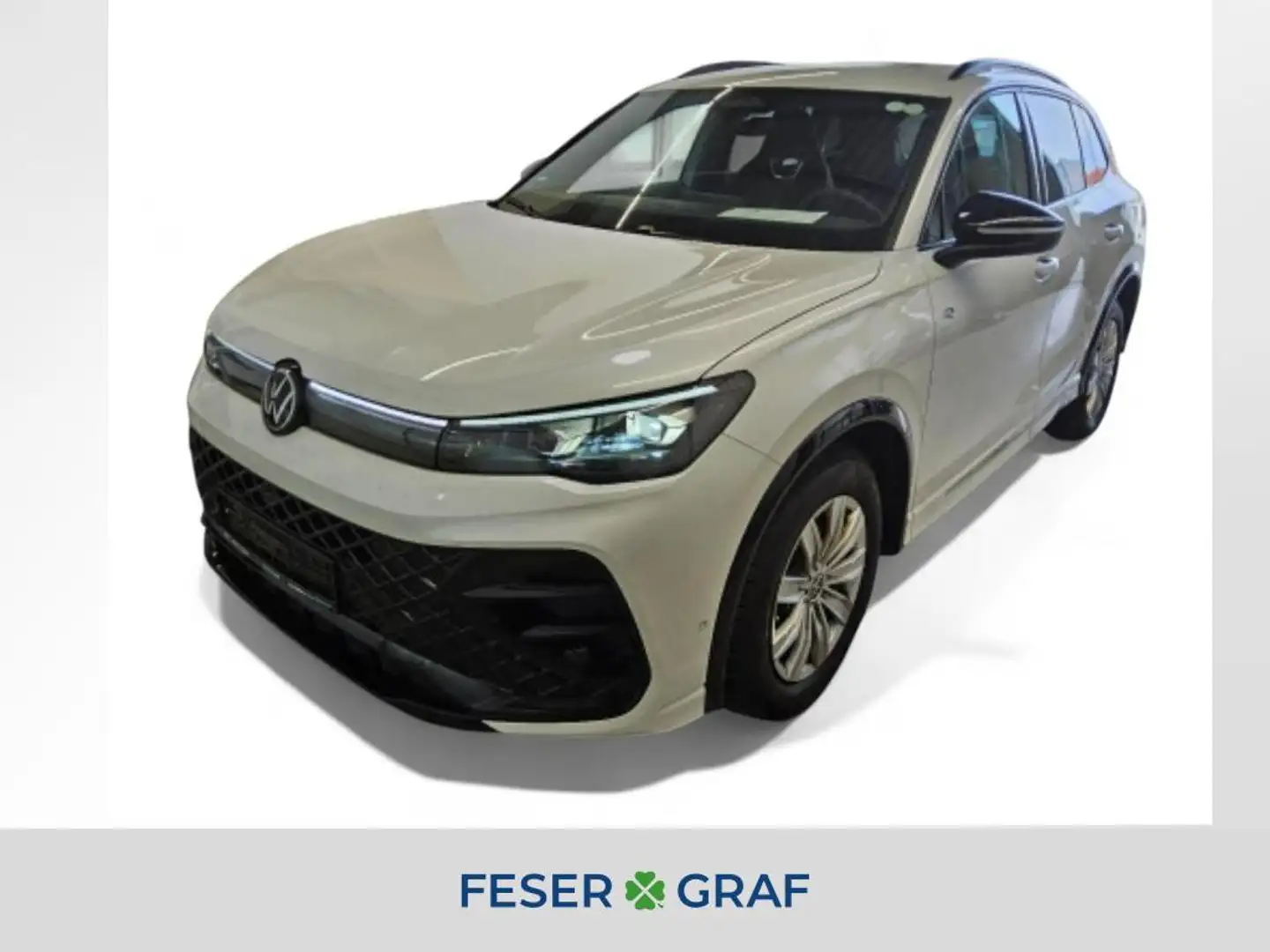 Volkswagen Tiguan 2.0 TDI R-Line DSG/LED/Sitz.-Lenkradhzg./Area View Weiß - 1