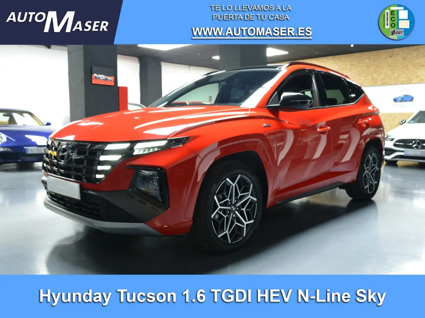Hyundai TUCSON 1.6 TGDI HEV Nline Sky AT Rosso - 1