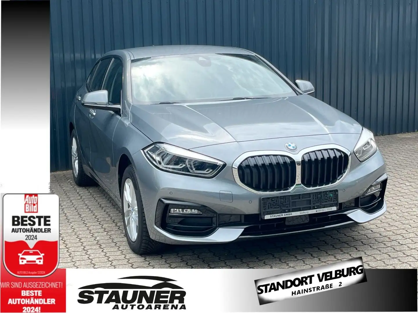 BMW 118 i Aut. SPORT LINE /HiFi/Lenkradheiz/Navi/LED Grau - 1