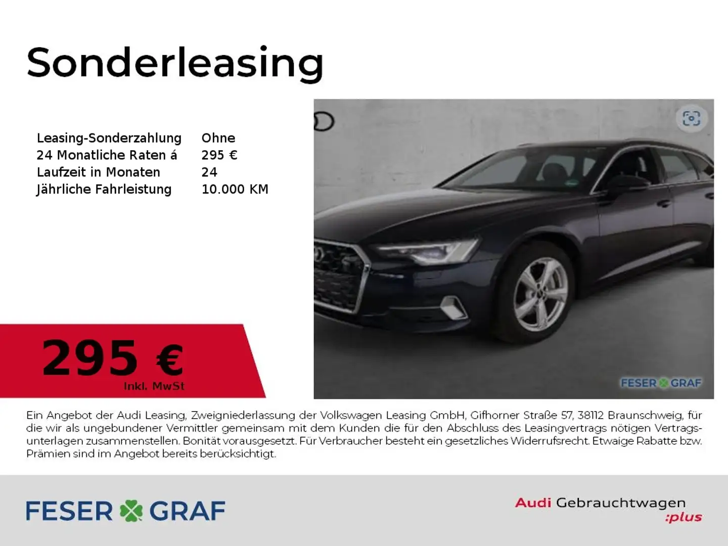 Audi A6 Avant 45 TFSI S tronic adv Pano,Matrix,Leder,Kamer Blauw - 1
