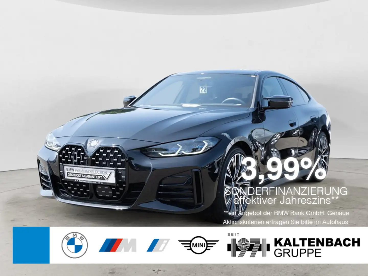 BMW 440 Gran Coupe xDrive HUD LASER NAVI HGSD H/K Nero - 1