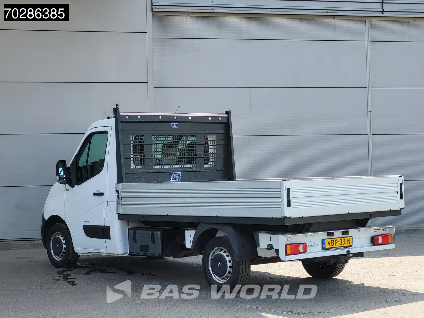 Opel Movano 170PK Open Laadbak Trekhaak Navi Airco Cruise Euro Wit - 2