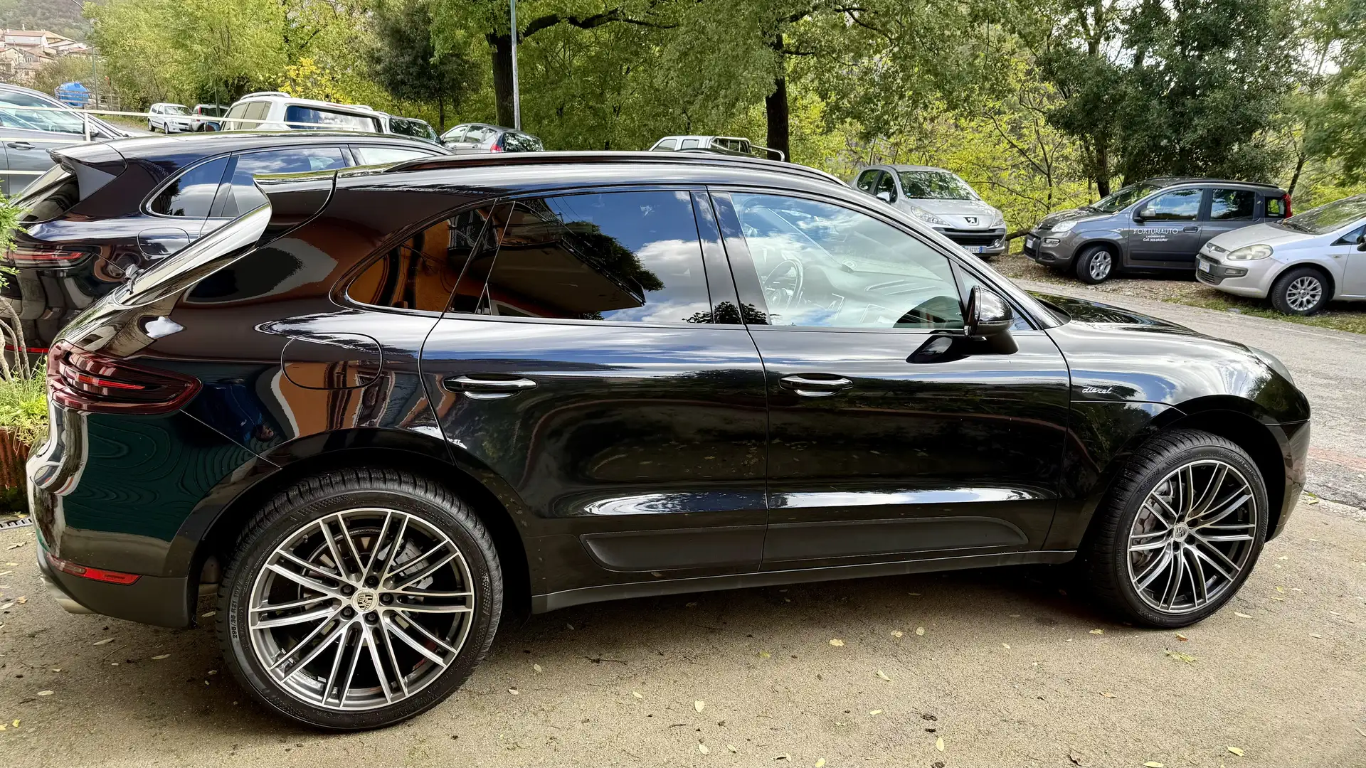 Porsche Macan 3.0d S 250cv pdk my16 Zwart - 2