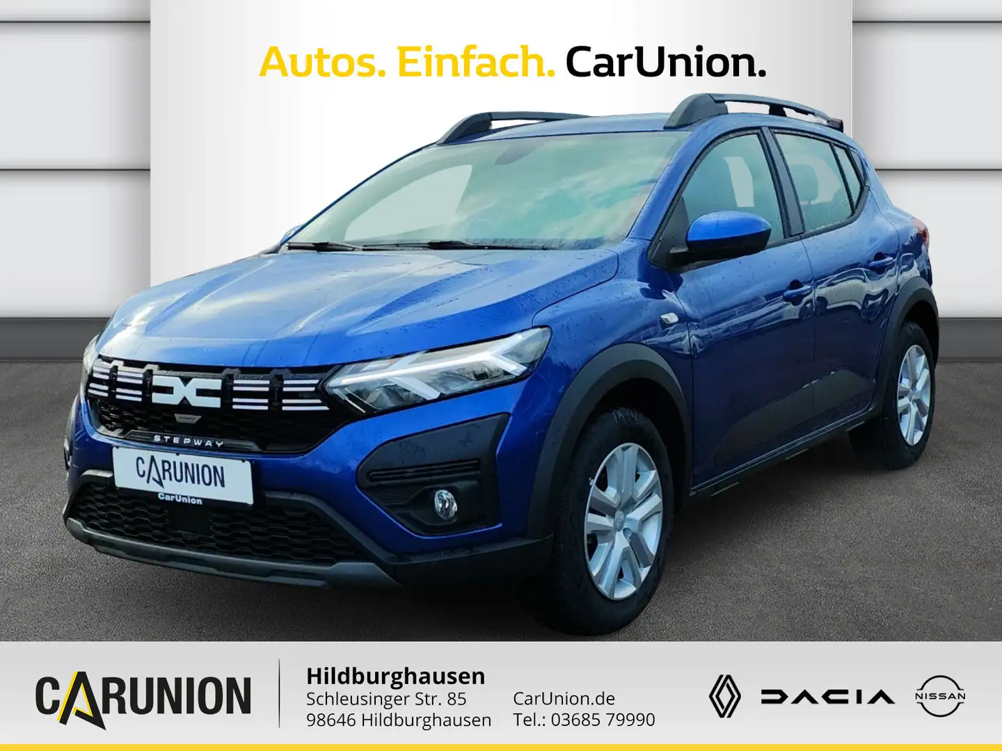 Dacia Sandero Stepway Expression TCe 90 Winterpa. NAVI Blauw - 1