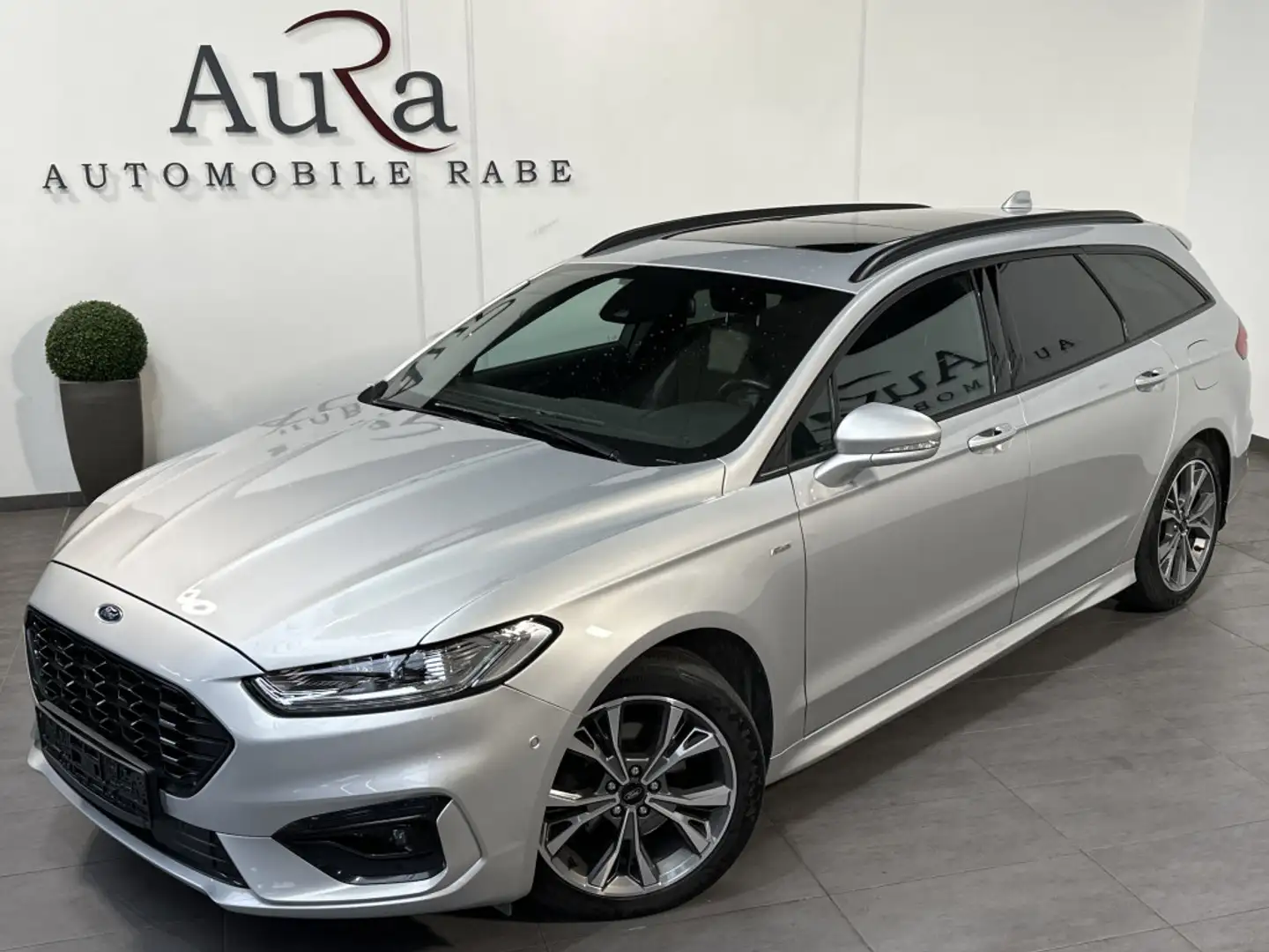 Ford Mondeo Turnier 2.0 EB ST-Line NAV+LED+PANO+KAM Argent - 1