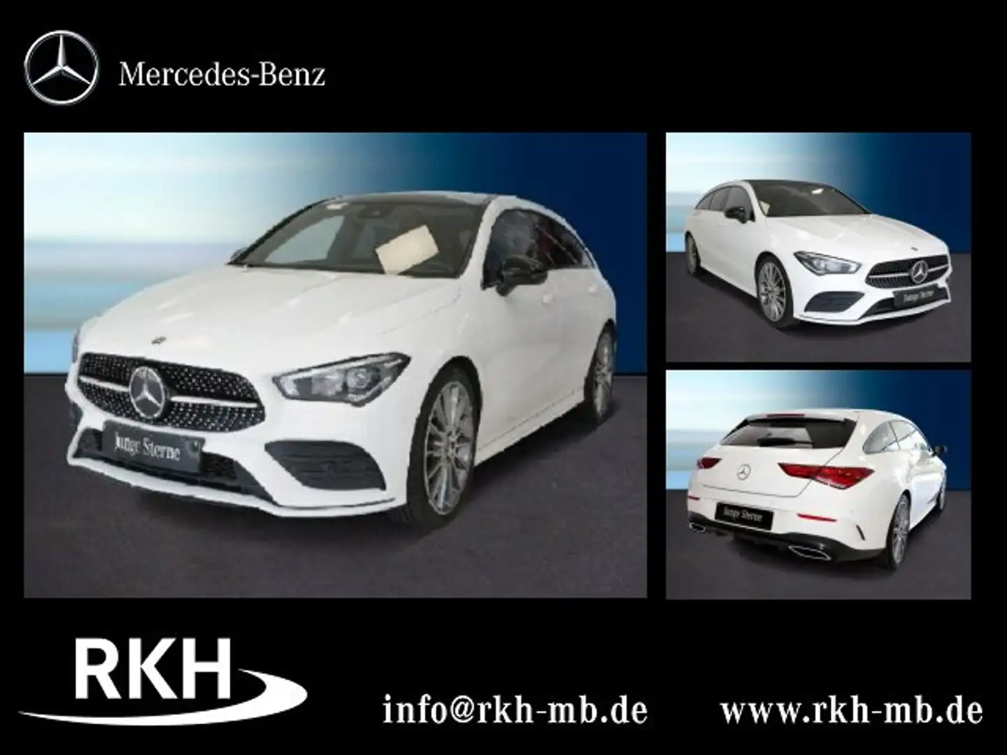 Mercedes-Benz CLA 250 CLA 250 SB AMG Night/PAN-SHD/Kamera/LED/Navi Klima Blanc - 1