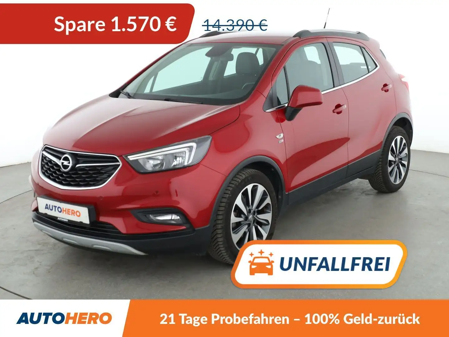 Opel Mokka X 1.4 Turbo 120 Jahre Start/Stop *TEMPO*CAM*SHZ* Rot - 1