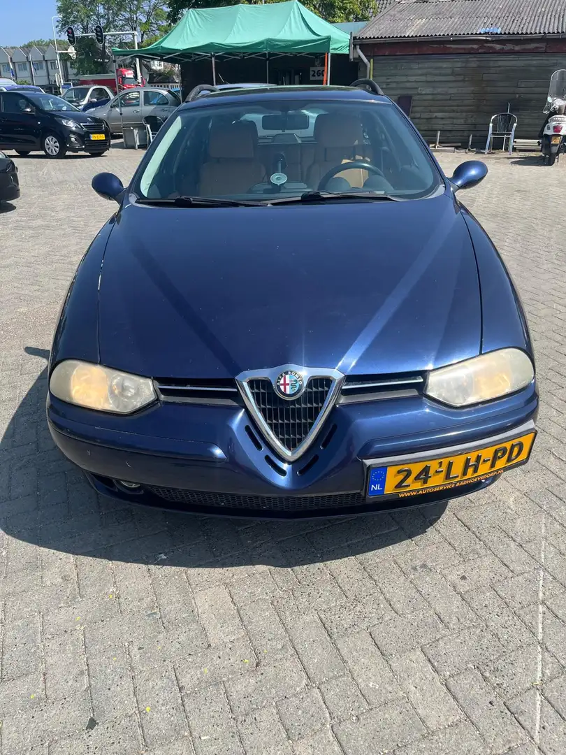 Alfa Romeo 156 Sportwagon 1.8 T.Spark Edizione Limitata ecc leer Blauw - 1