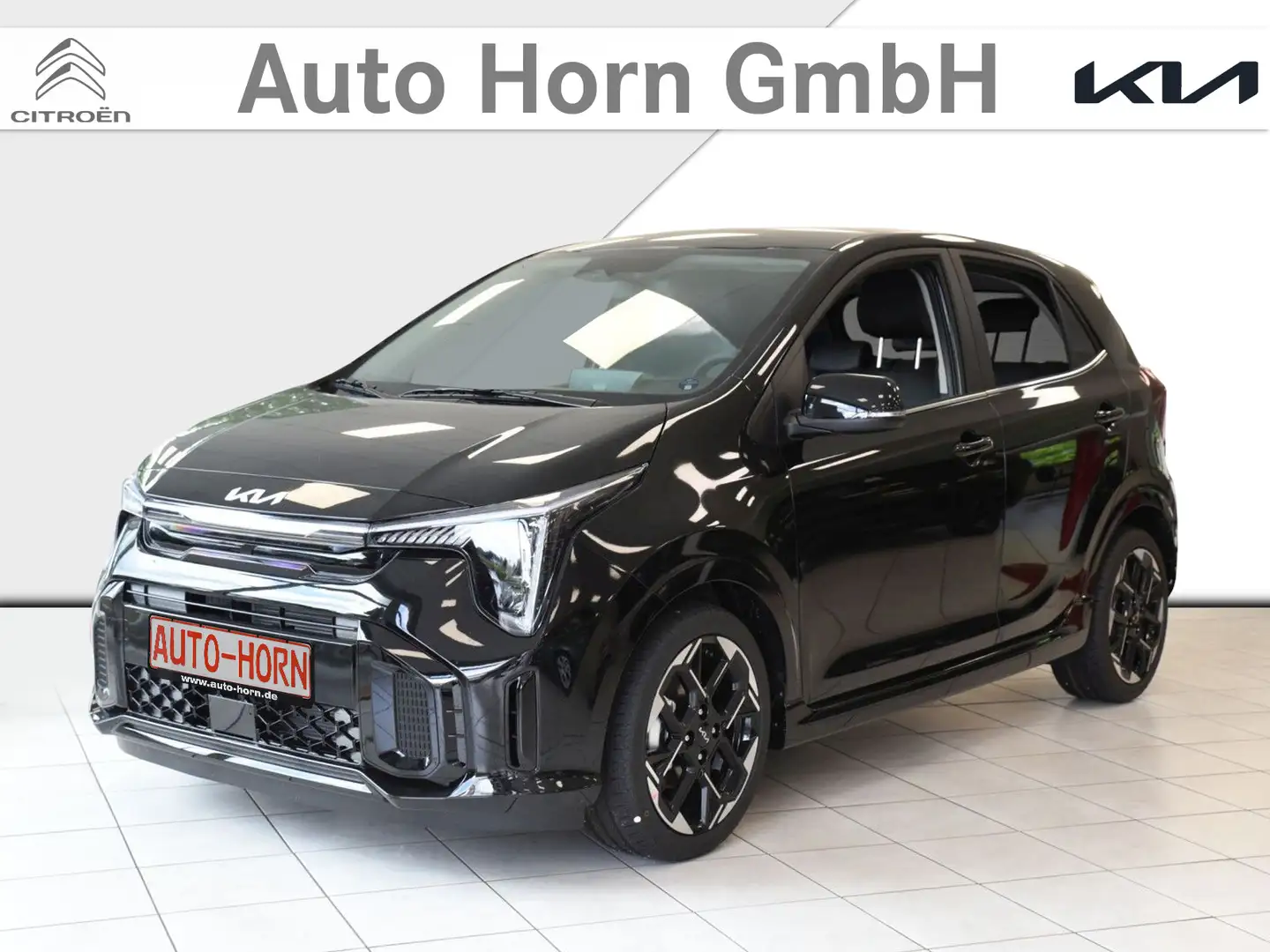 Kia Picanto 1.2 Aut. GT Line Schwarz - 1