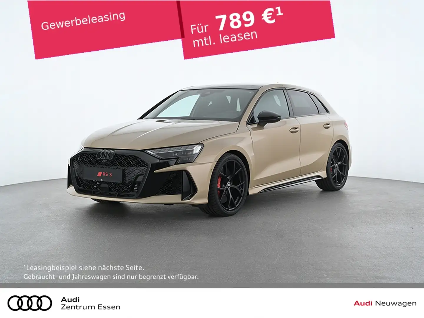 Audi RS3 SPORTBACK KERAMIK MATRIX LED NAVI PANO SONOS Beige - 1
