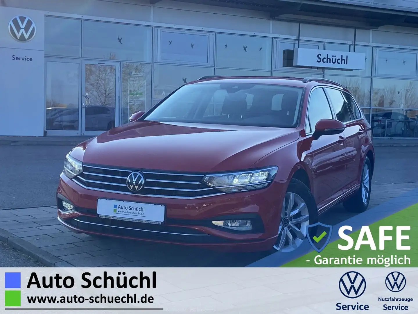 Volkswagen Passat Variant 2.0 TDI DSG Business AHK+NAVI+LED Rot - 1