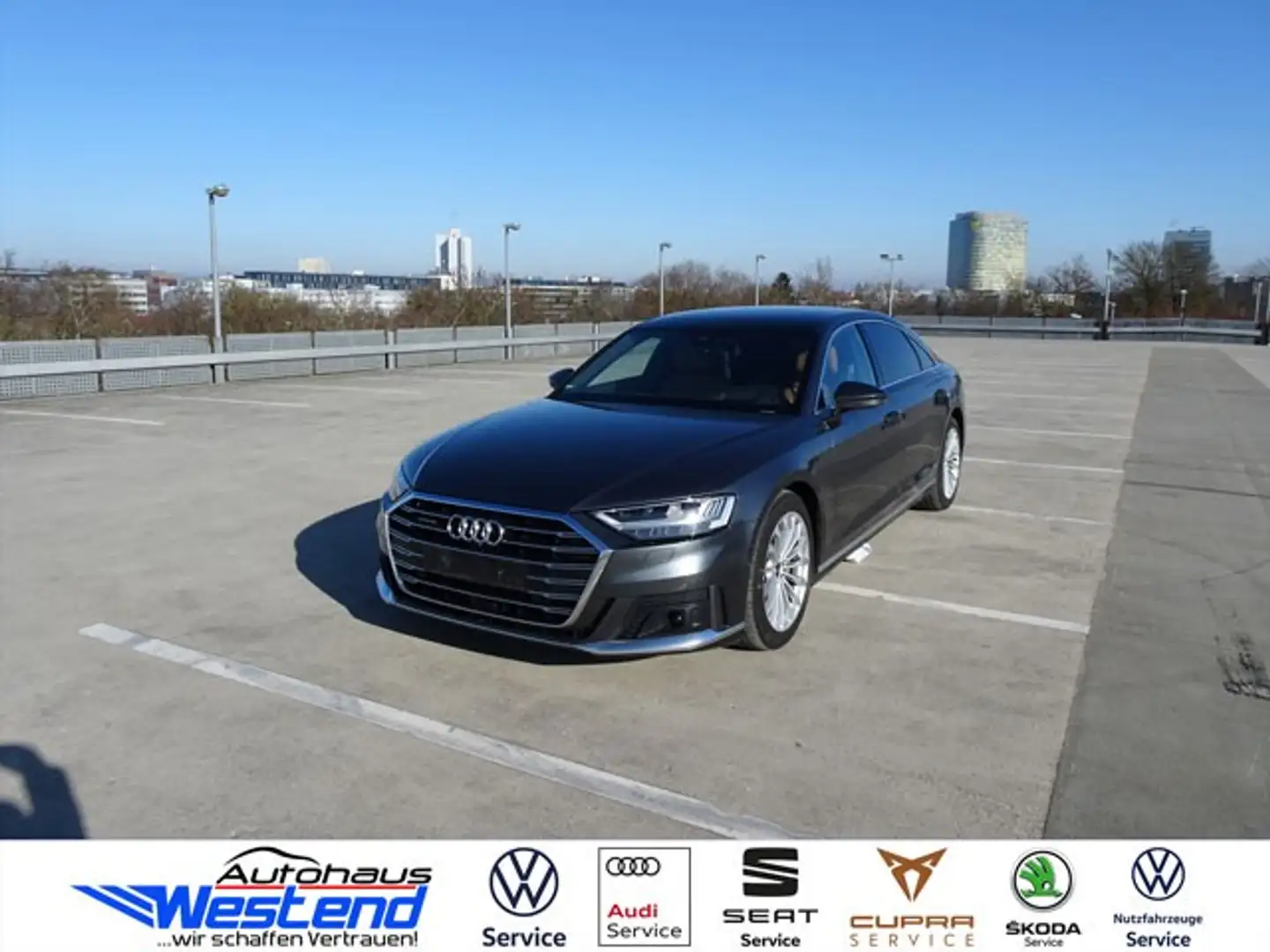 Audi A8 L 50 TDI 210kW qu. Navi HDMatrix Leder Pano SH Grijs - 2