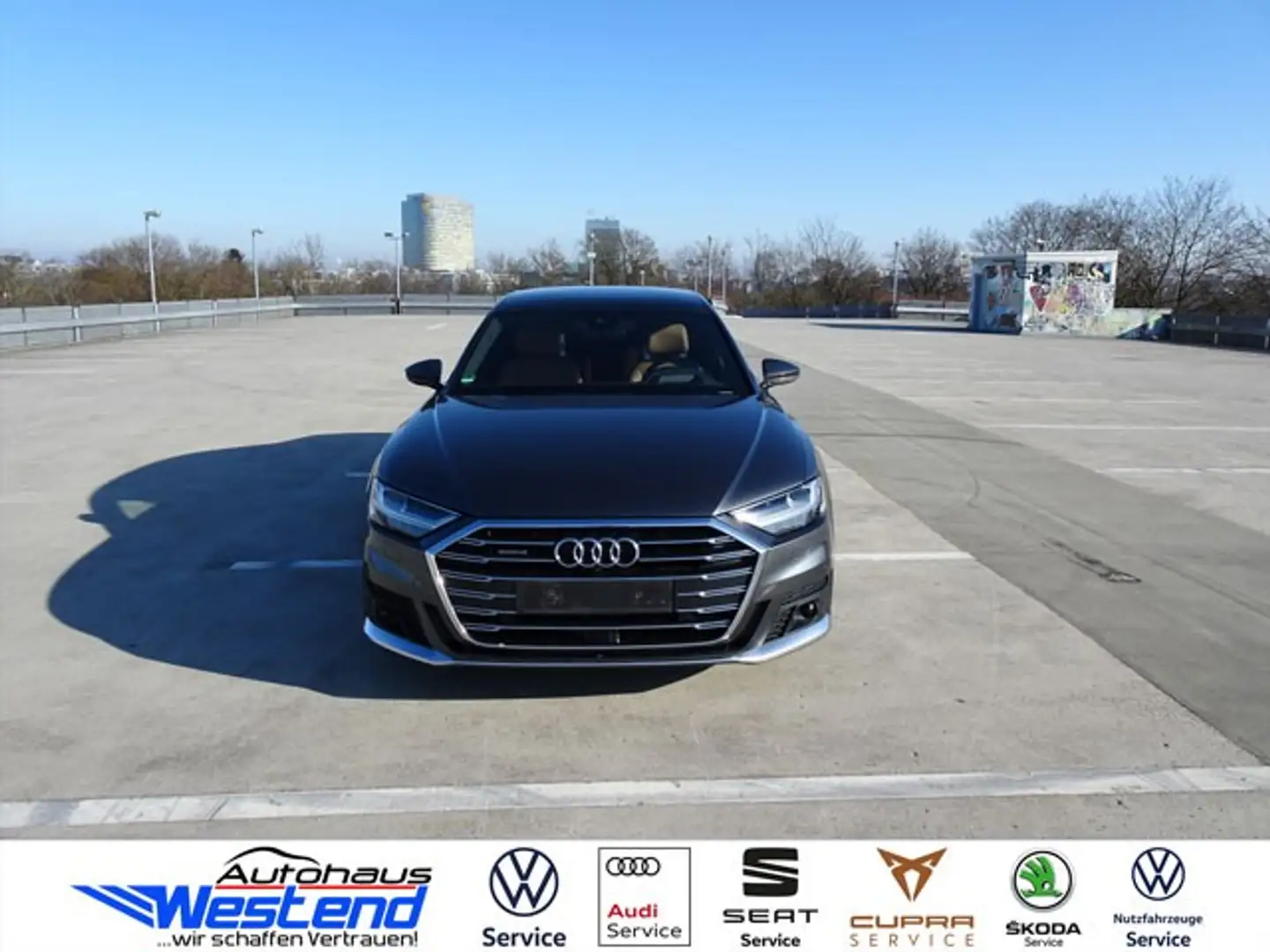 Audi A8 L 50 TDI 210kW qu. Navi HDMatrix Leder Pano SH Grijs - 1
