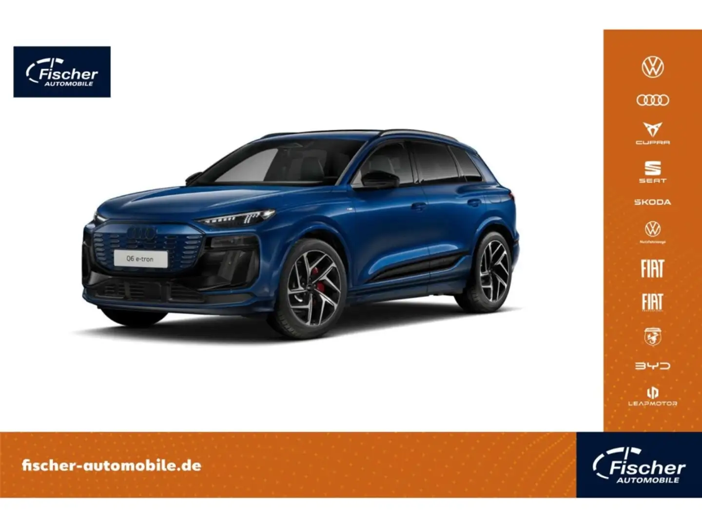 Audi Q6 e-tron SUV S line Blau - 1