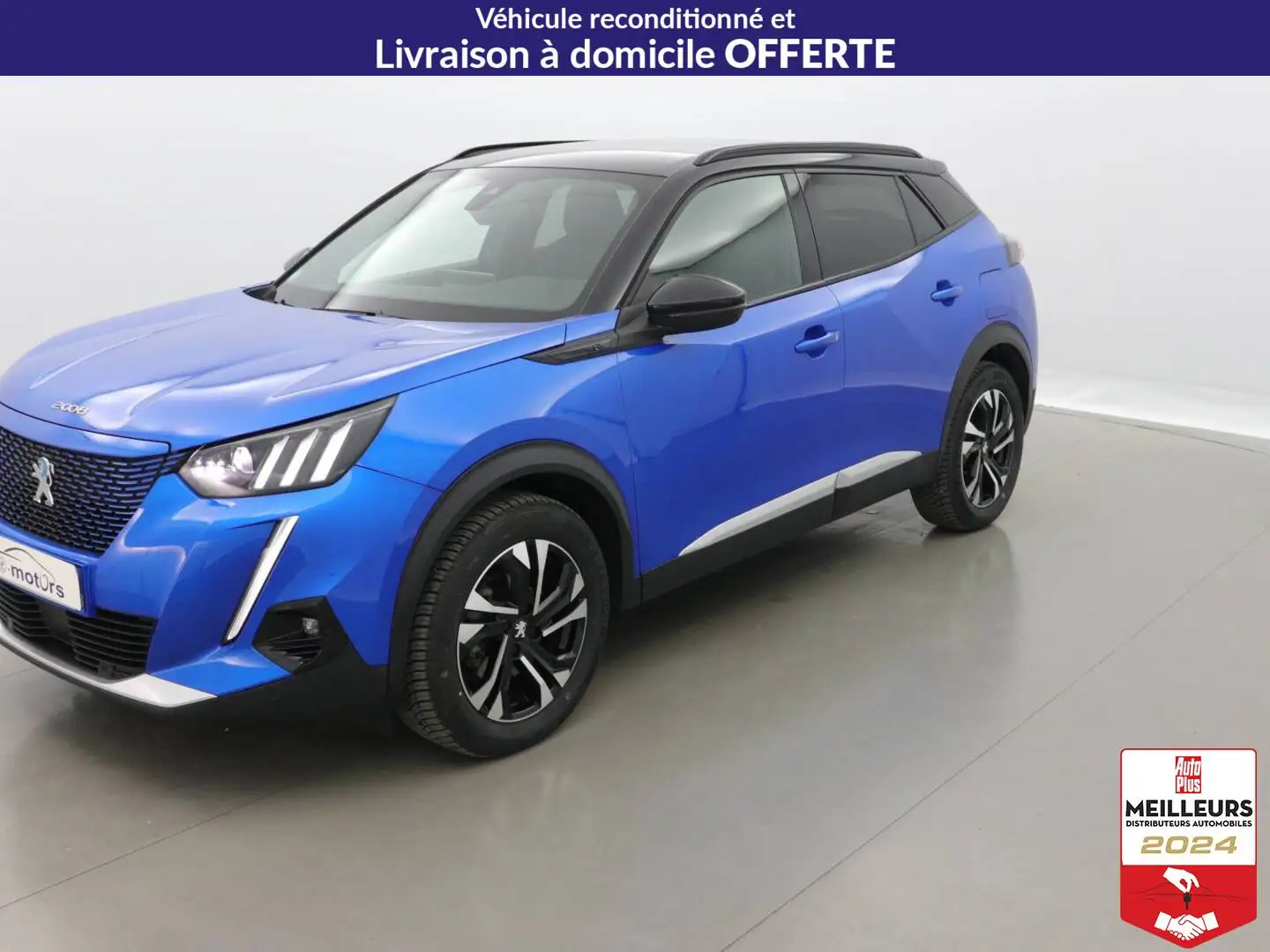 Peugeot 2008 électrique 136 GT Line Bleu - 1