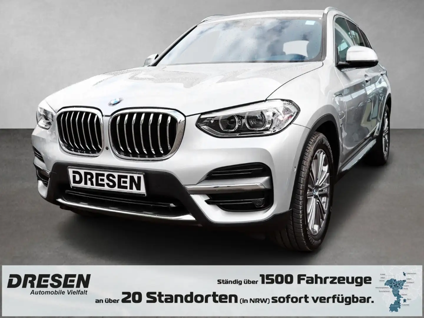 BMW X3 30e Luxury Line PHEV Automatik+360-Grad-Kamera+Led Stříbrná - 1