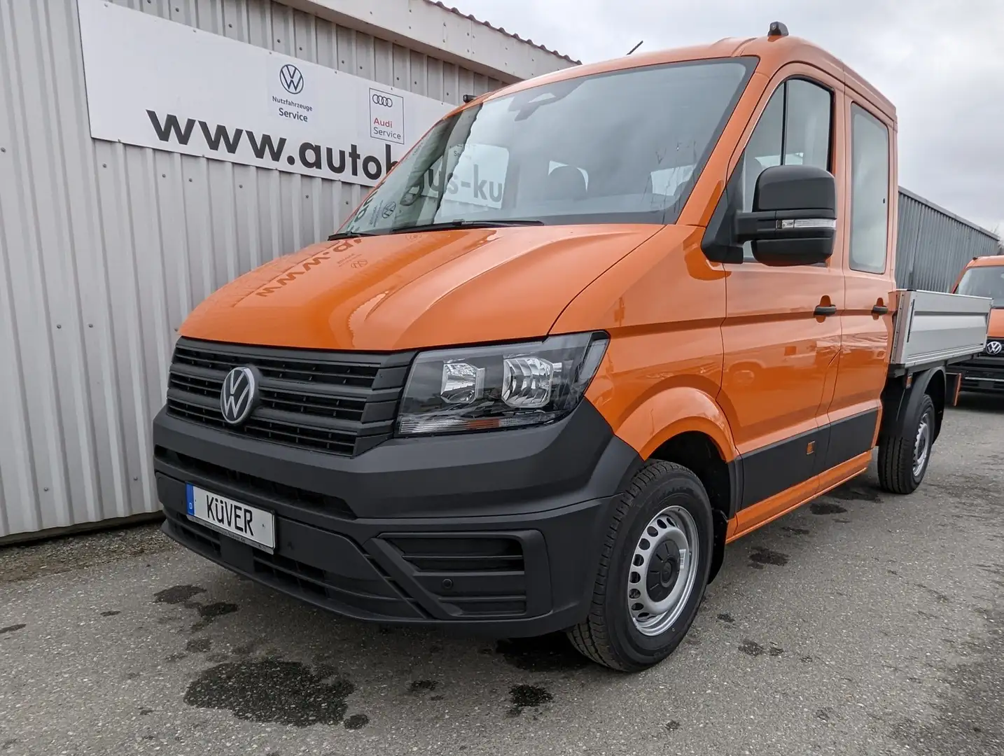 Volkswagen Crafter Doka 35 Pritsche MR GRA+NeuesModell Portocaliu - 1
