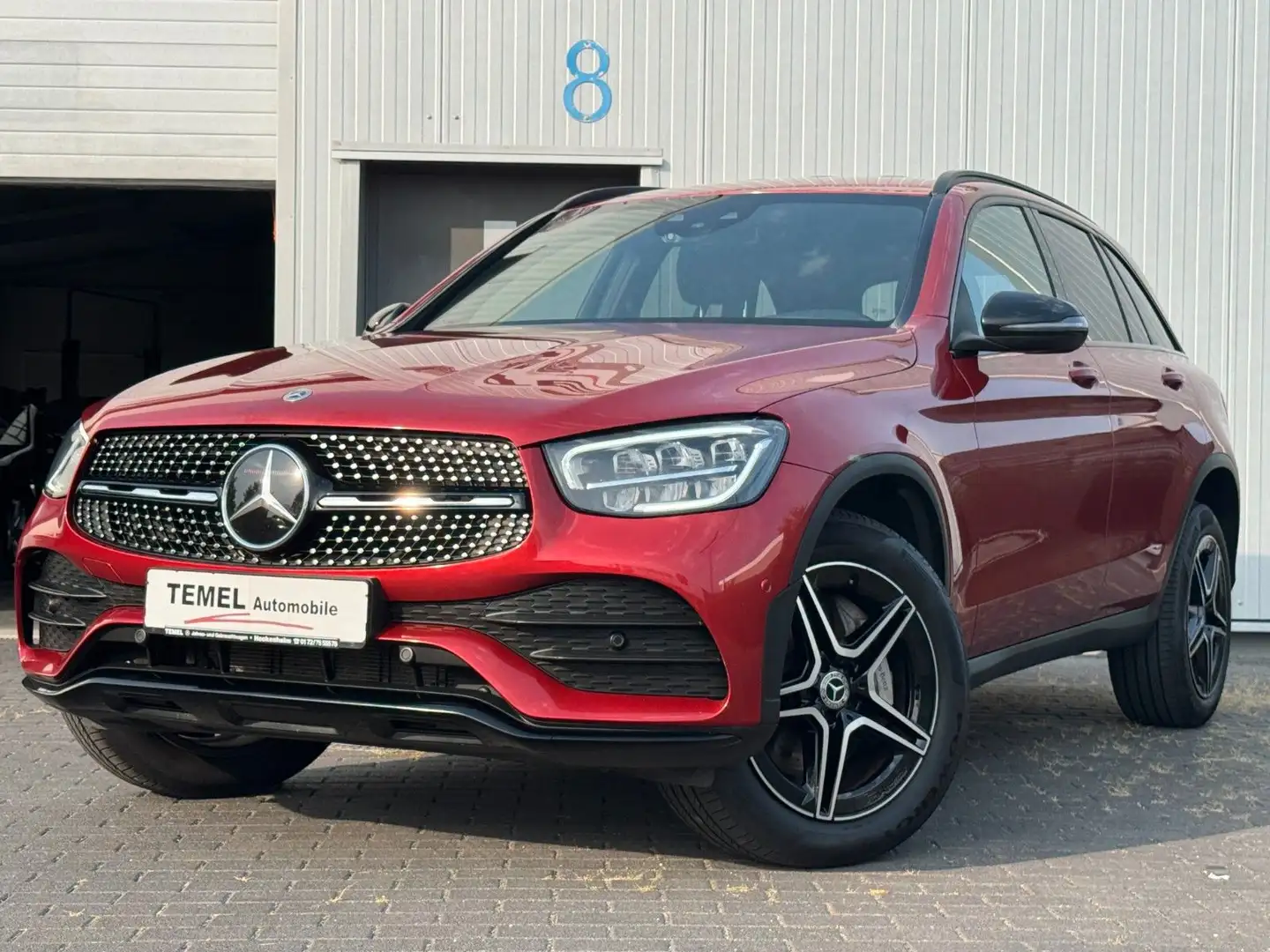 Mercedes-Benz GLC 300 de AMG 4M NIGHT  HUD AHK BURMESTER DISTR Rot - 1