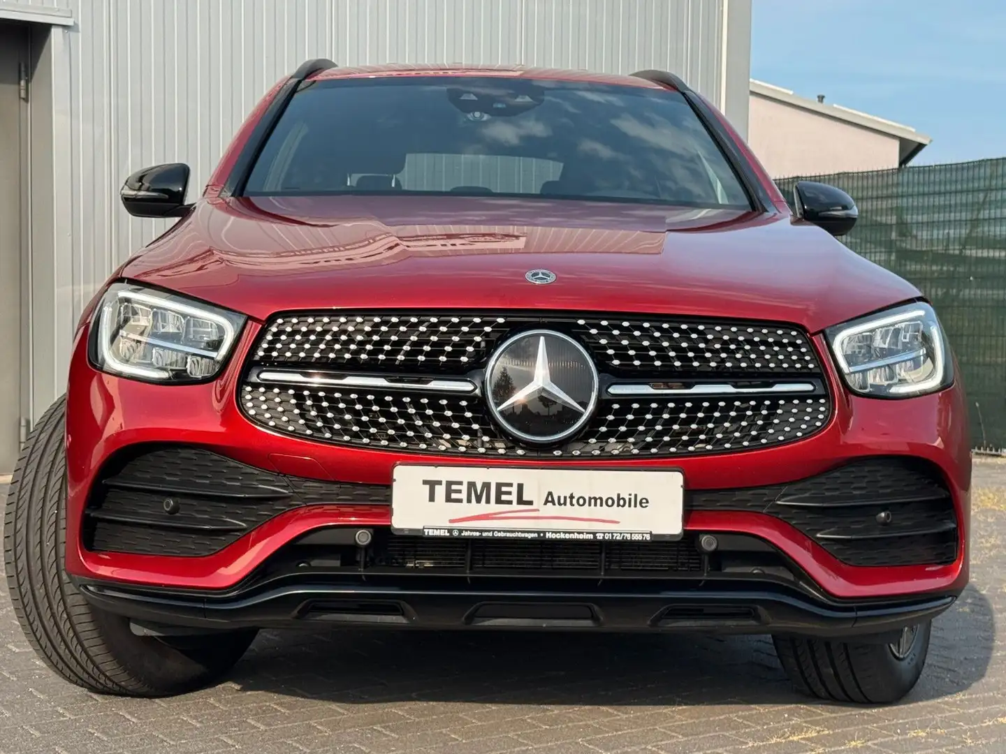 Mercedes-Benz GLC 300 de AMG 4M NIGHT  HUD AHK BURMESTER DISTR Rot - 2