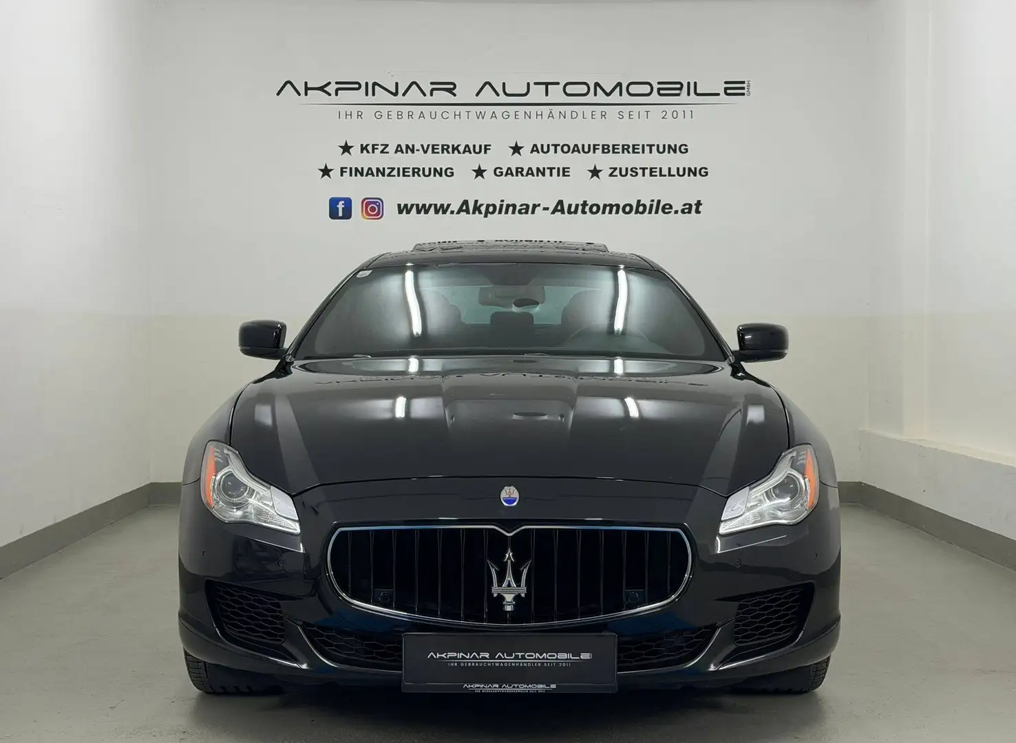 Maserati Quattroporte Trofeo Edition 3.0 V6 20ZOLL - NAVI - SCHIEBEDACH Schwarz - 2