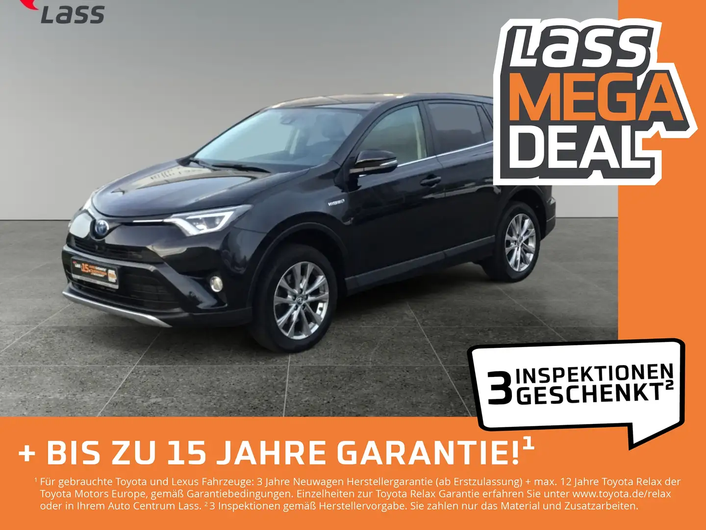 Toyota RAV 4 RAV4 2.5 Executive PDC, SHZ, GJR Schwarz - 1