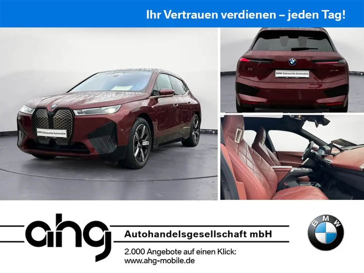 BMW iX xDrive40 Sportpaket Aktive Geschw. Laserlicht Rot - 1