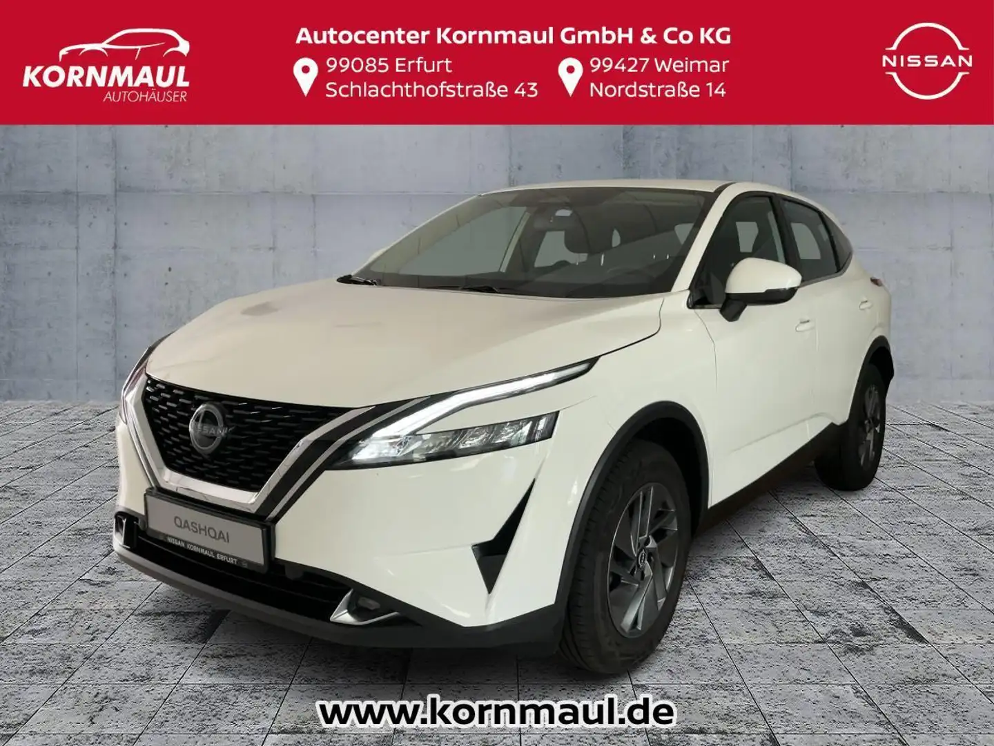 Nissan Qashqai ACENTA 1.3 DIG-T 140 PS  LED, Kamera Weiß - 1