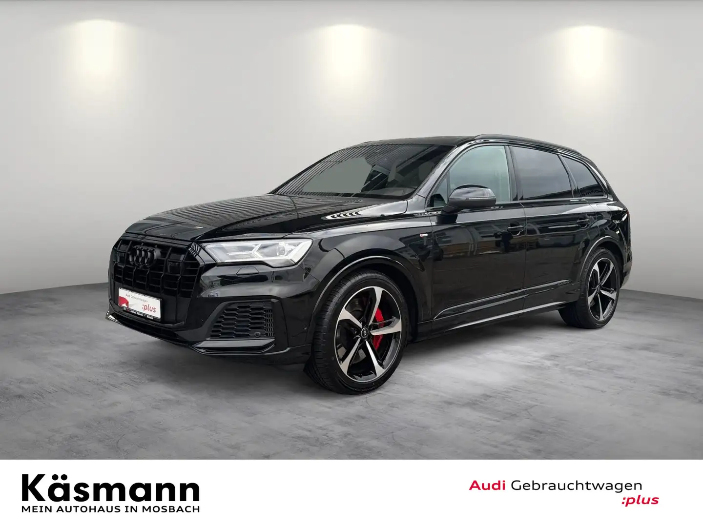 Audi Q7 S line 55TFSIe quattro AHK PANO 360° B&O Zwart - 2