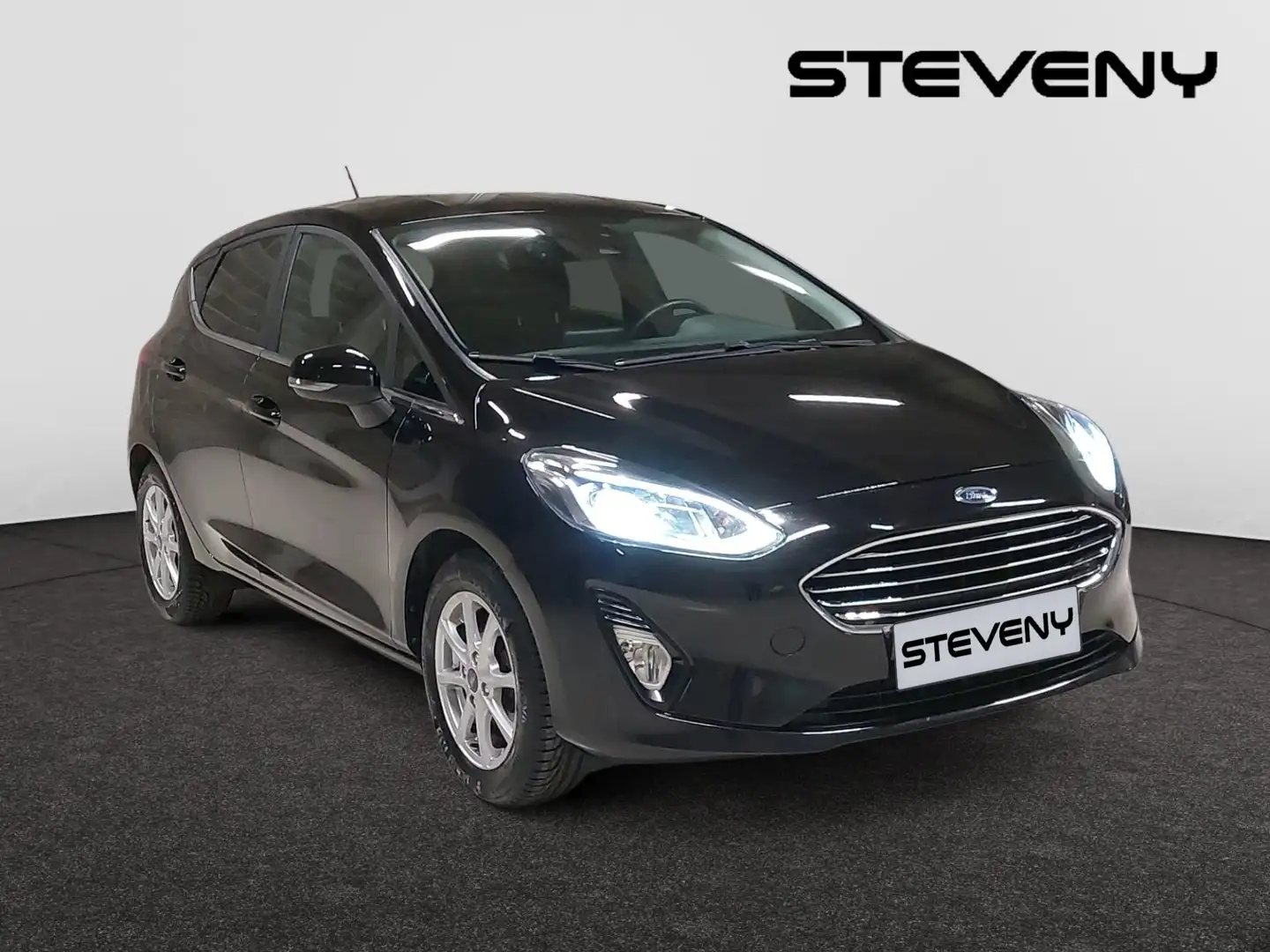 Ford Fiesta TITANIUM 1.0 EcoBoost 100CV *CLIM*PARK PILOT* Negro - 2