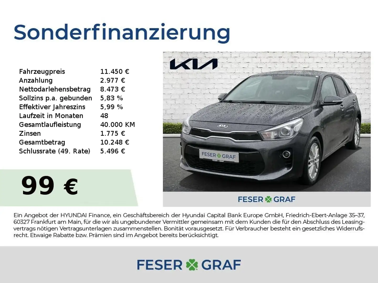 Kia Rio 1.2 DreamTeam Navi Sitzhzg Parkpilot Kamera Grigio - 1