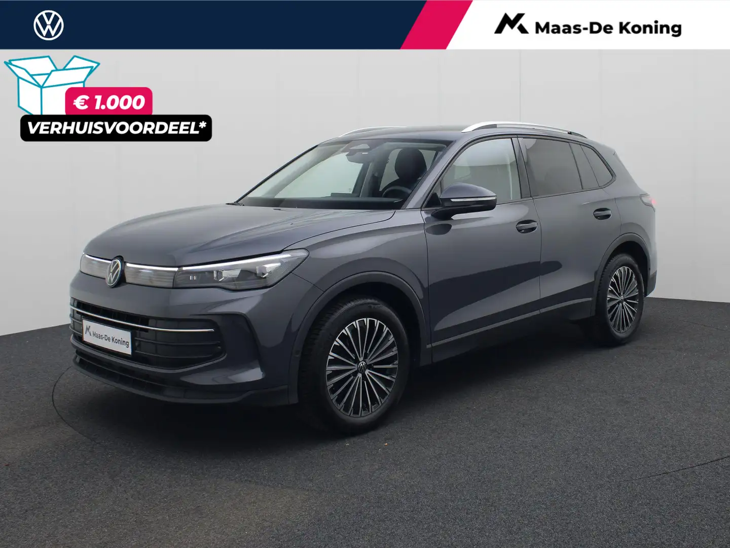 Volkswagen Tiguan 1.5eTSI/130PK Life DSG · Navigatie · Trekhaak · Ca Grijs - 1