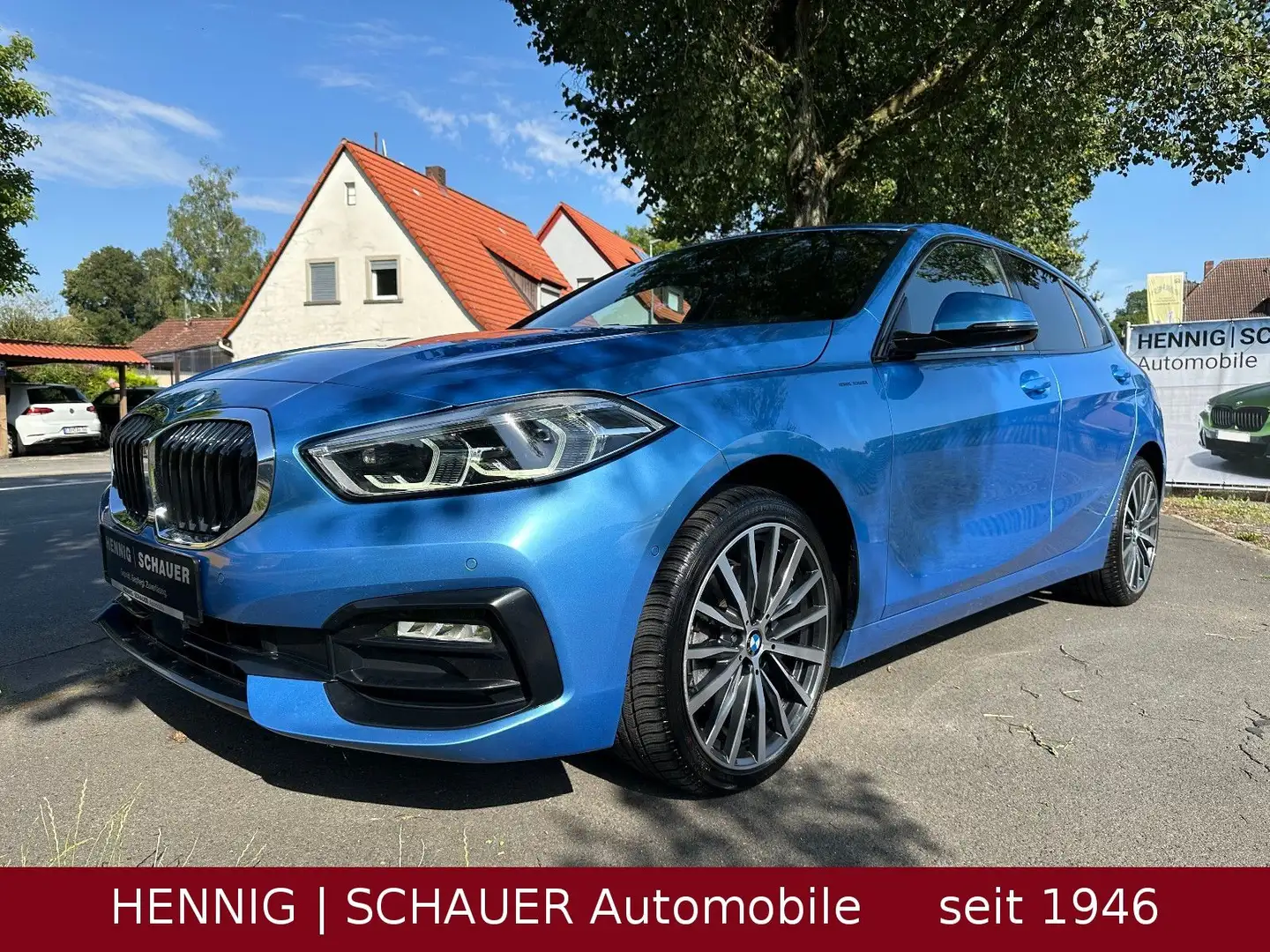 BMW 116 d Sport Line |LED|18"|Navi|Kamera|AHK|Head-Up Azul - 1