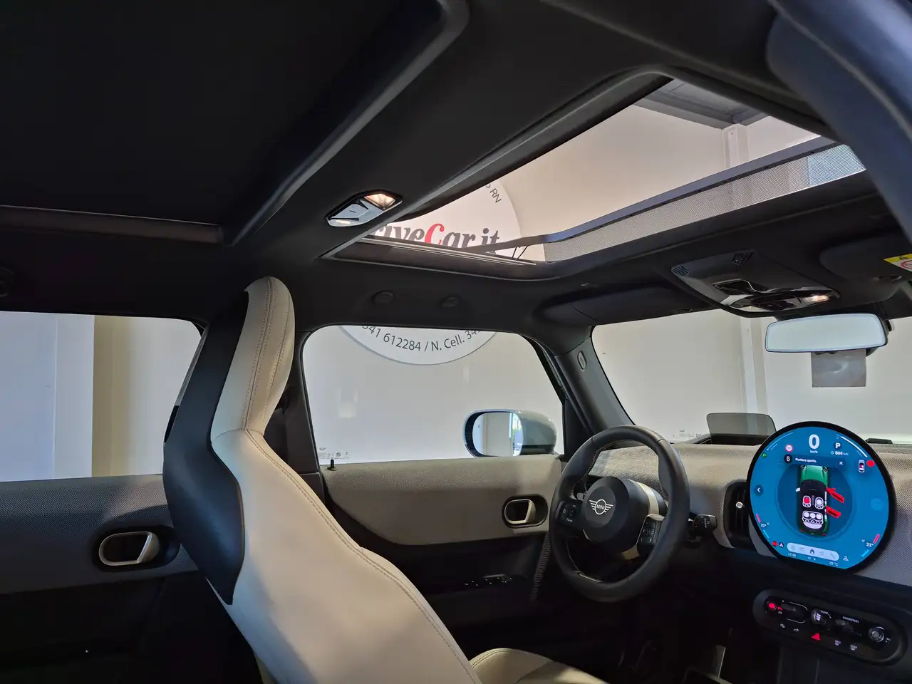 MINI Cooper STEPTRONIC TETTO PANORAMICO APRIBILE SEDILI IN PELLE RISCALDABILI FULL-LED OLED 24CM APPLE CAR PLAY/ANDROID, миниатюра 13