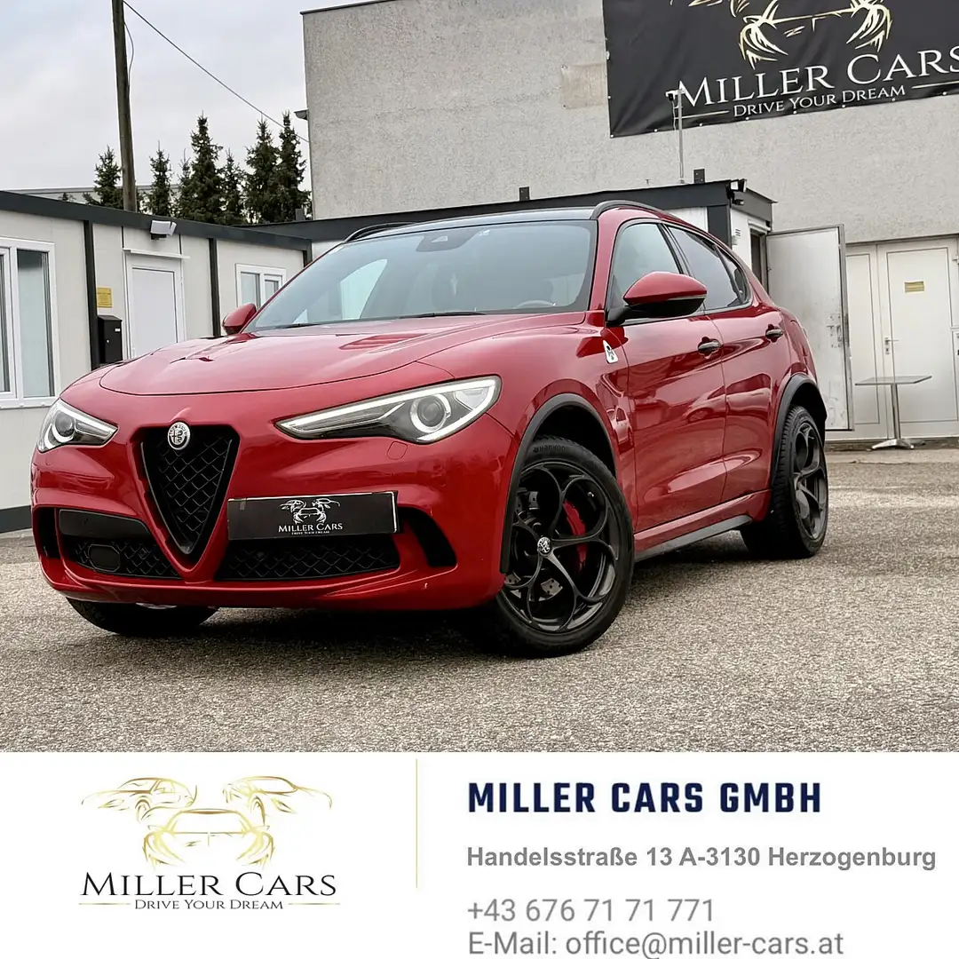 Alfa Romeo Stelvio Quadrifoglio 2,9 V6 ATX AWD*Akrapovic*Carbon*Ga... Rot - 2