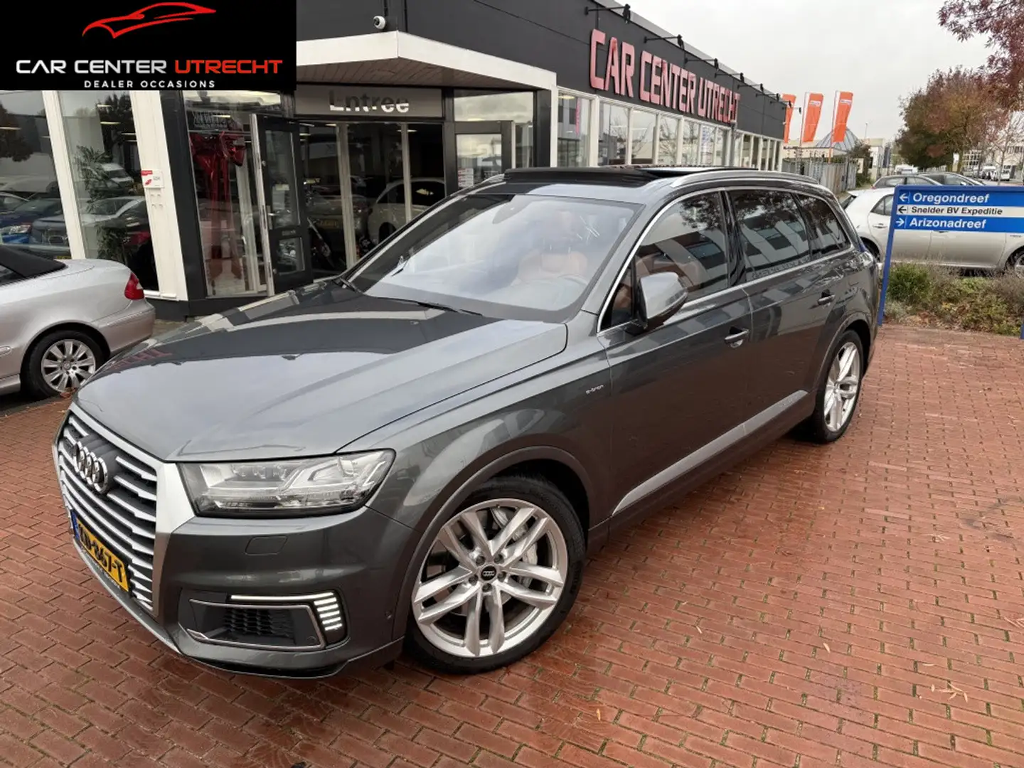 Audi Q7 e-tron 3.0 TDI Quattro Sport diesel/hybrid Gris - 1