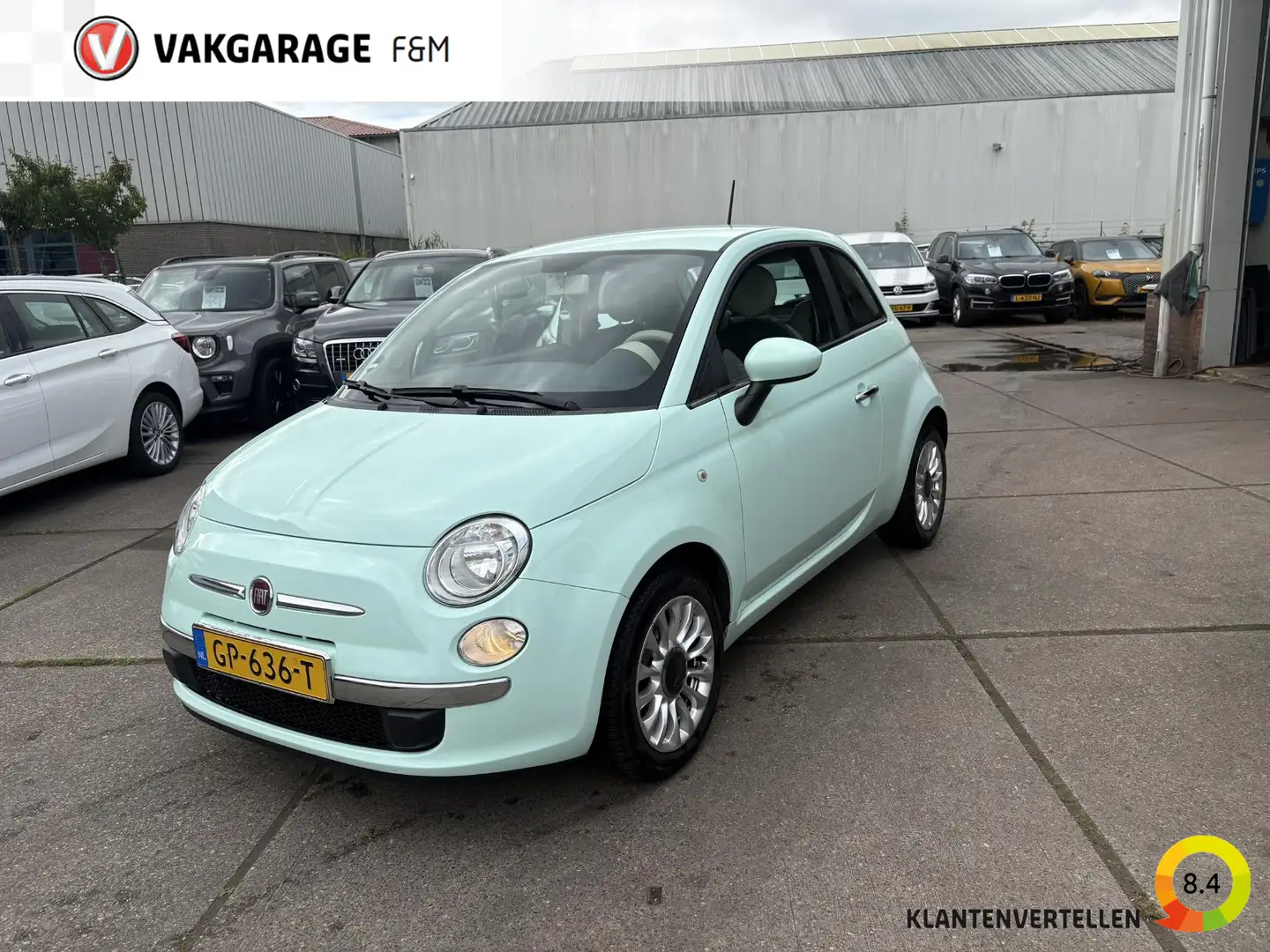 Fiat 500 1.2 Popstar Groen - 1