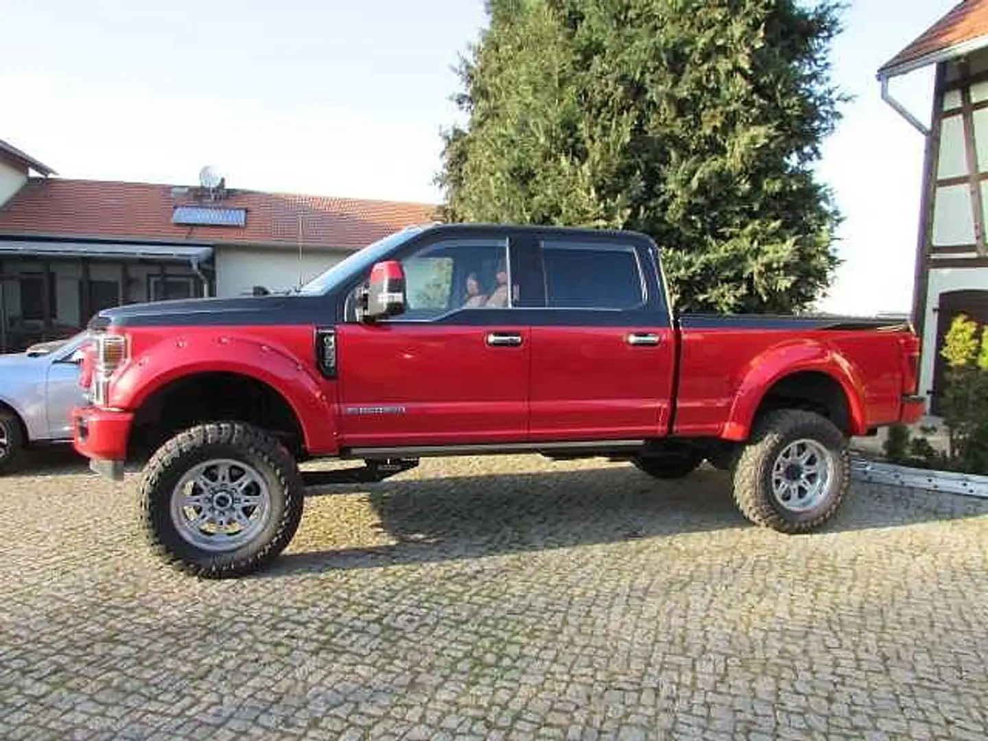 Ford F 350 F350  Top Truck  Crew Cab 12' TFT 10 Gang Platinum Rouge - 2