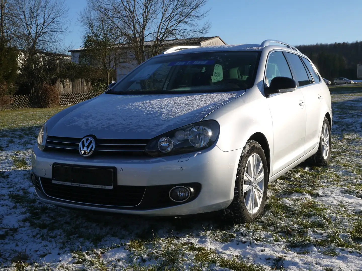Volkswagen Golf Variant Style 1.4TSI*1.Hd+Sh-gepfl.*AHK*PDC*sauber* Silber - 1