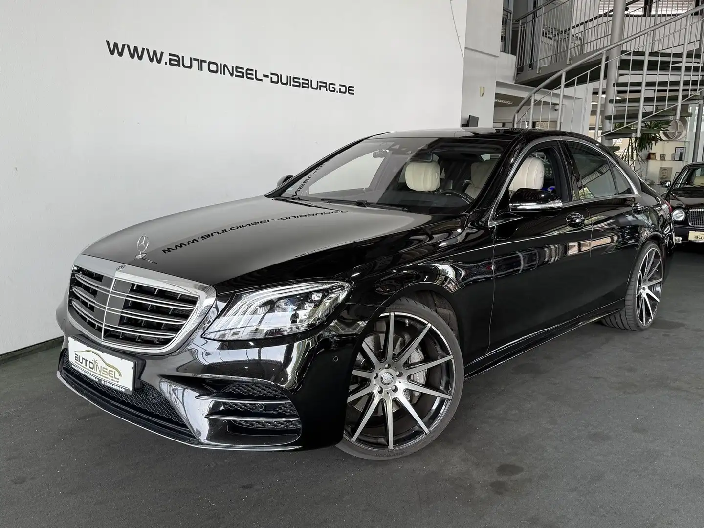 Mercedes-Benz S 350 d 4Matic Chauffeur Burmester AMG Pano 360° Noir - 1