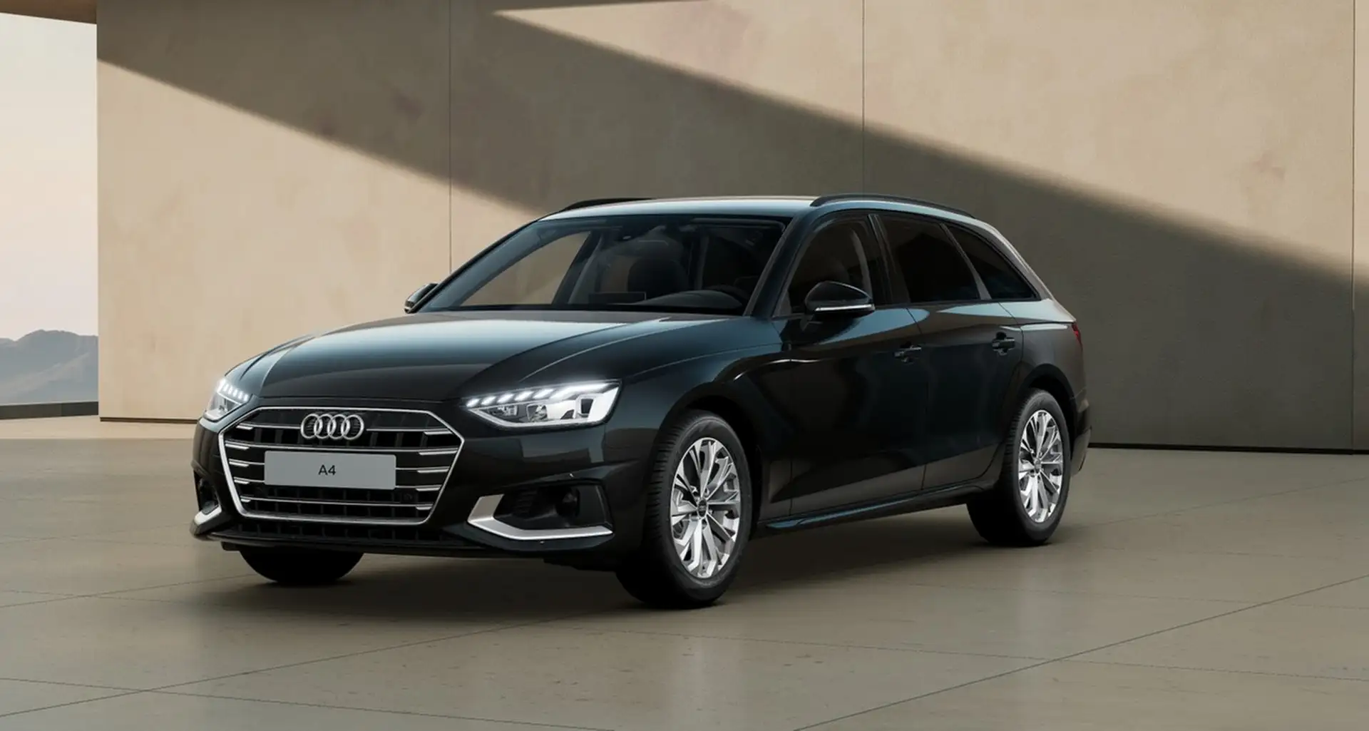 Audi A4 Avant 35 TDI advanced VIRTUAL AHK Schwarz - 2