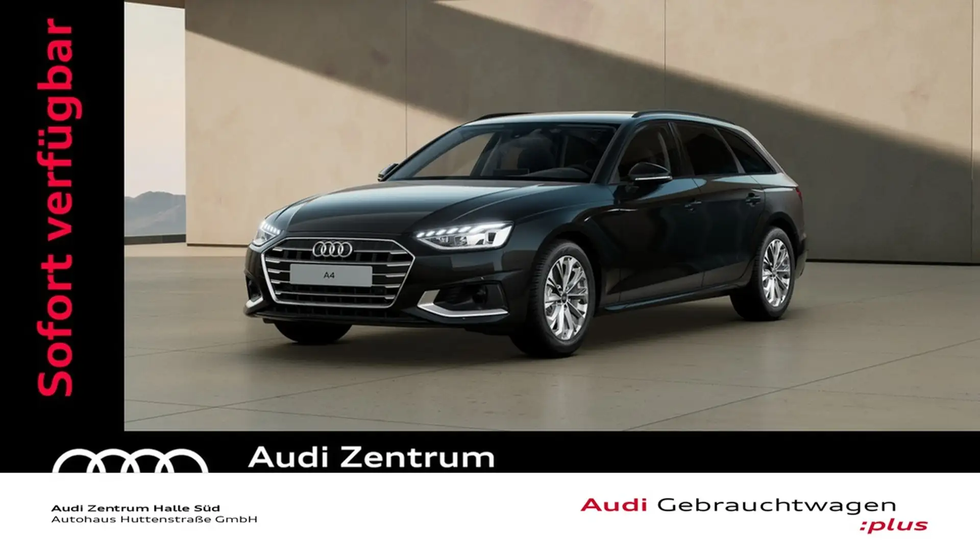 Audi A4 Avant 35 TDI advanced VIRTUAL AHK Schwarz - 1