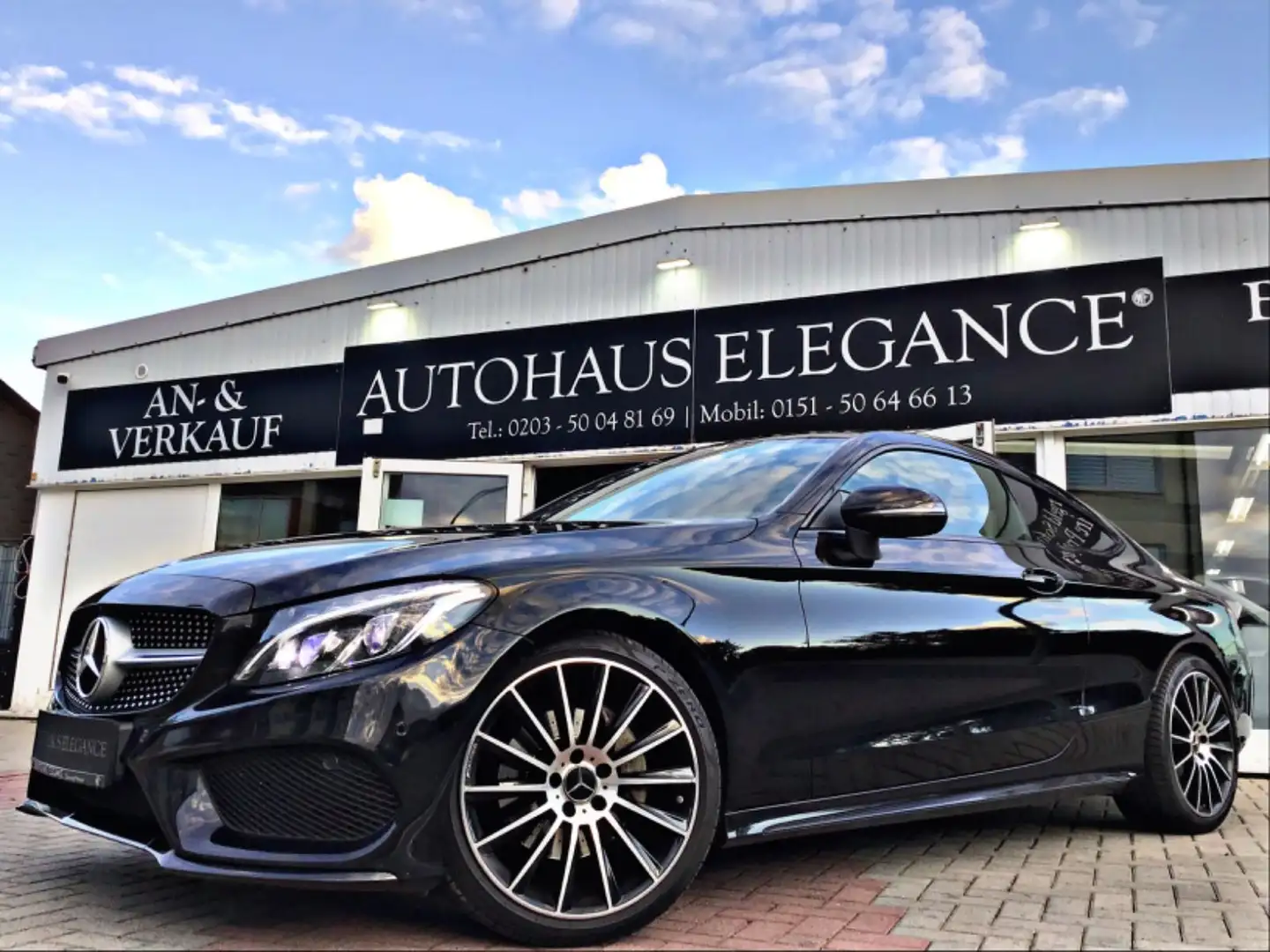 Mercedes-Benz C 200 Coupe 7G-Tronic~AMG Line~Navi~Kamera~LED Black - 2