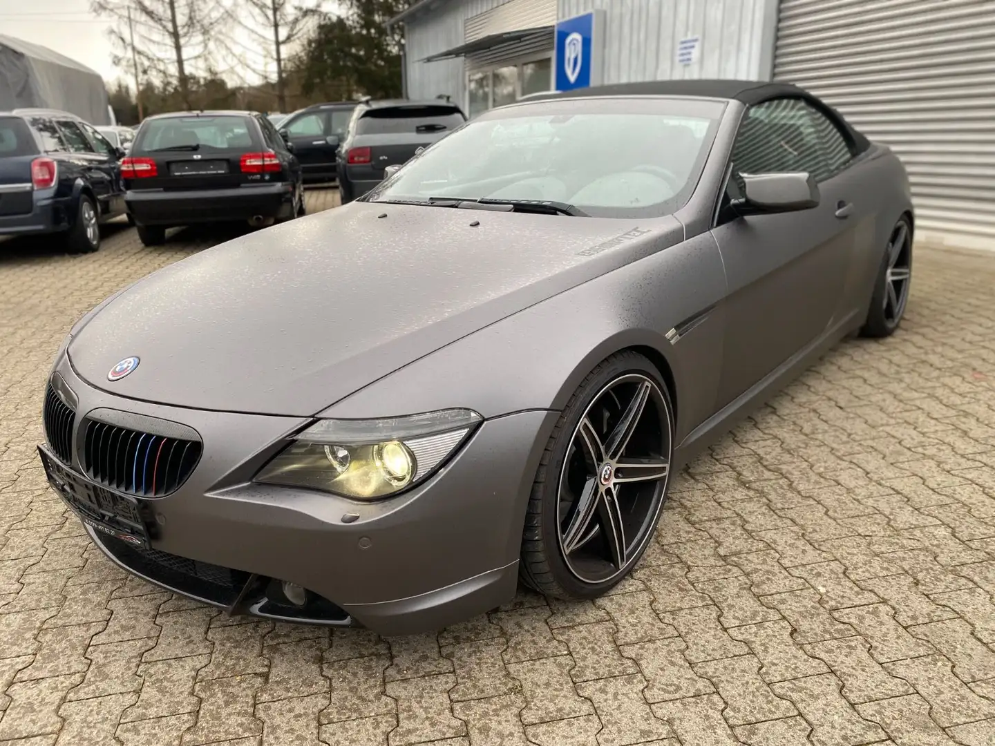 BMW 645 CI Cabrio*Leder*Navi*AKRAPOVIC*TÜV* Argintiu - 2