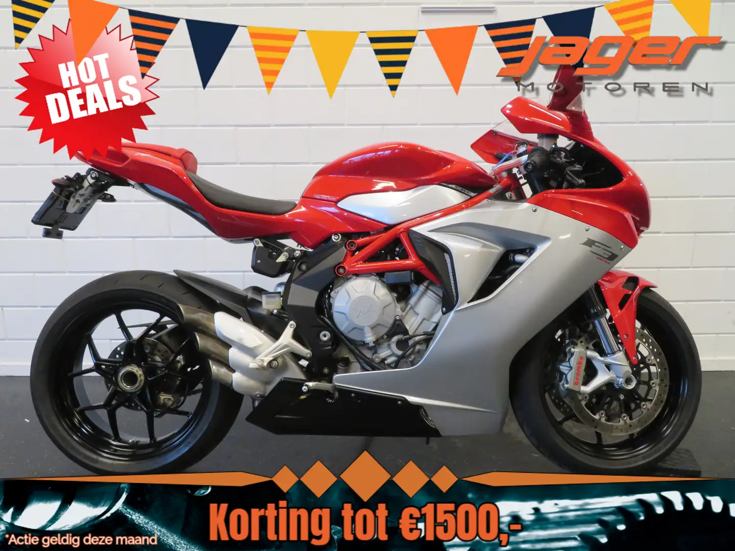 MV Agusta F3 800 ABS PERFECTE STAAT! Rood - 1