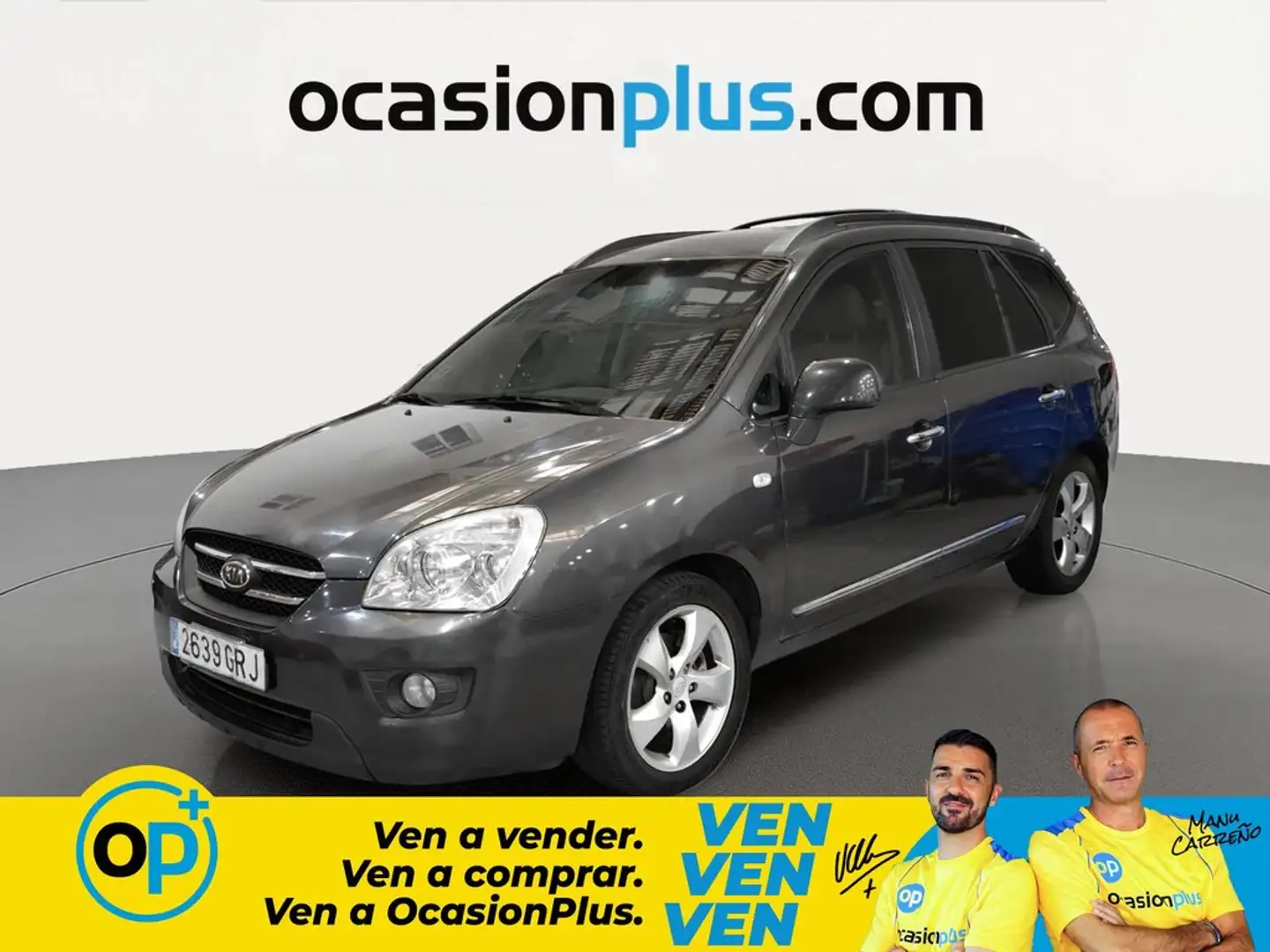Kia Carens 2.0CRDI Emotion 7pl. Gris - 1