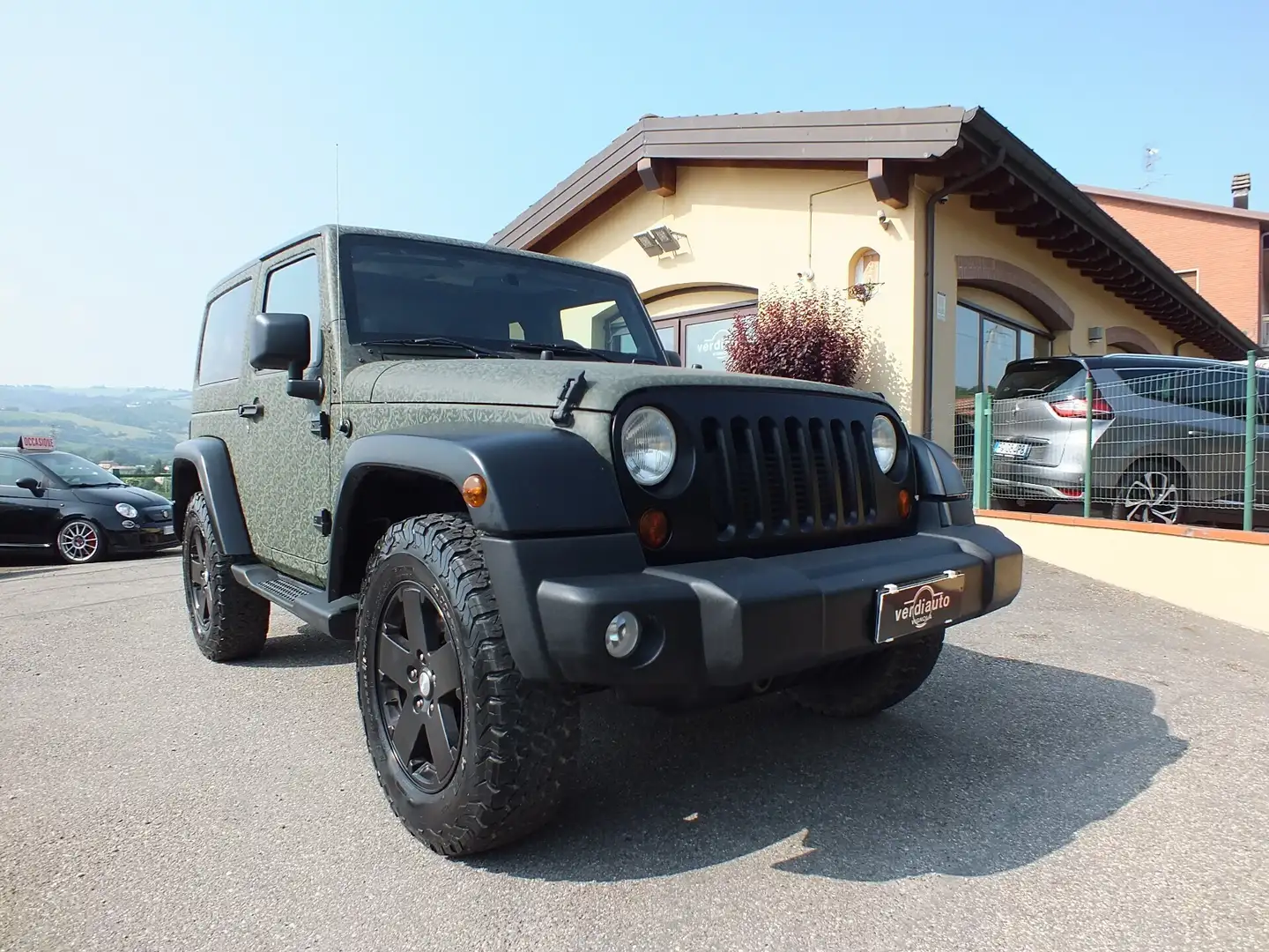 Jeep Wrangler 2.8 CRD DPF SAHARA-MANUALE 6/M-UNIPROPRIETARIO- Verde - 1